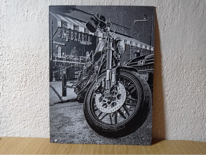 Chopper Motorcycle - HueForge