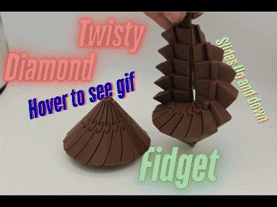 Diamond Twisty Spiral Fidget