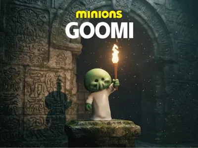 Minions and Big Monster Goomi Figurine