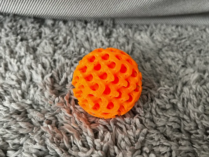 Gyroid Bouncy Ball