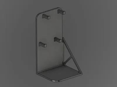 Wall mounted key holder