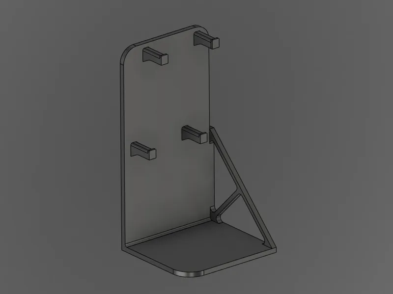 Wall mounted key holder