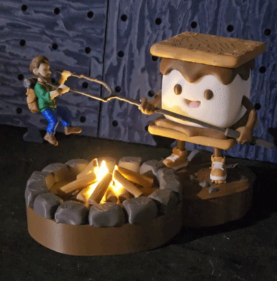 S'mores Campfire Treat (tea light)