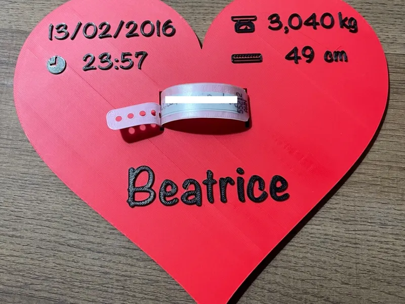 Porta braccialetto nascita neonato