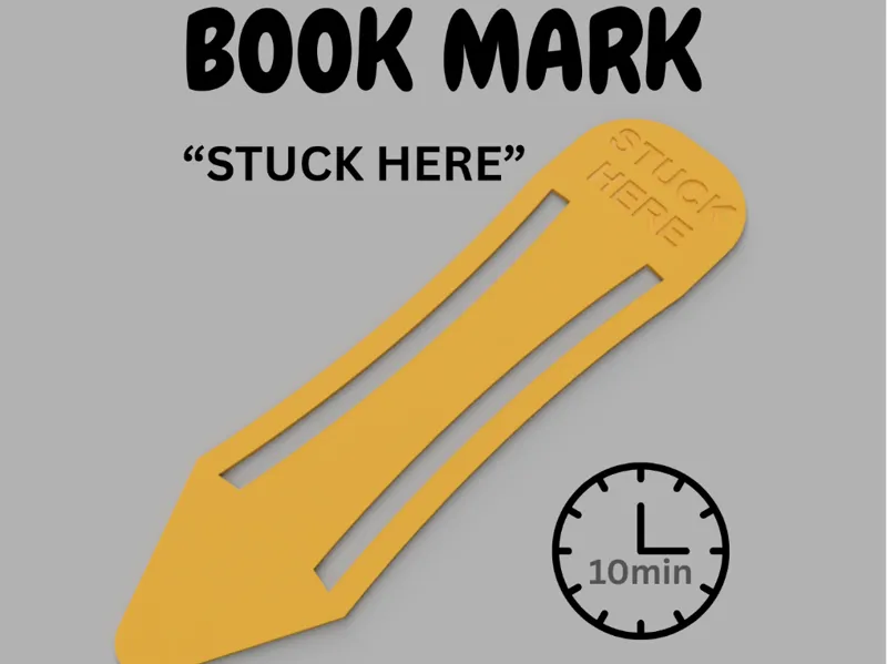 Book Mark "Stuck Here"