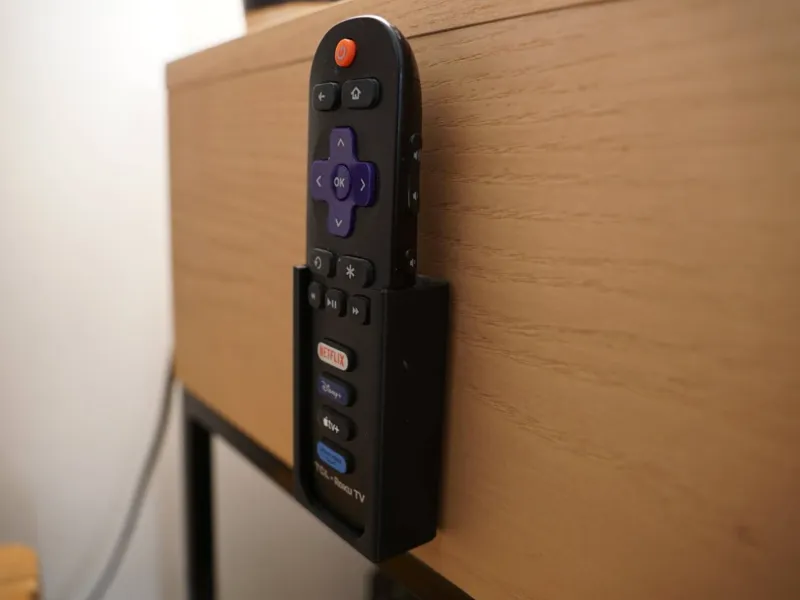Roku TV Wall Mounted Remote Holder