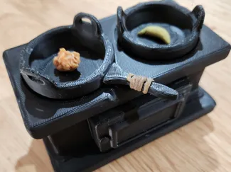Pirate Thieves of the Seas Cast iron Stove & Pans