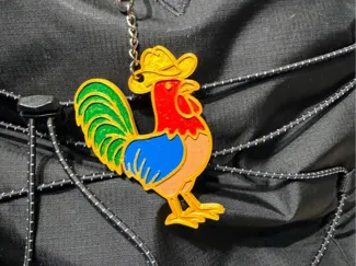 Arc Raiders Scrappy Tag Keychain