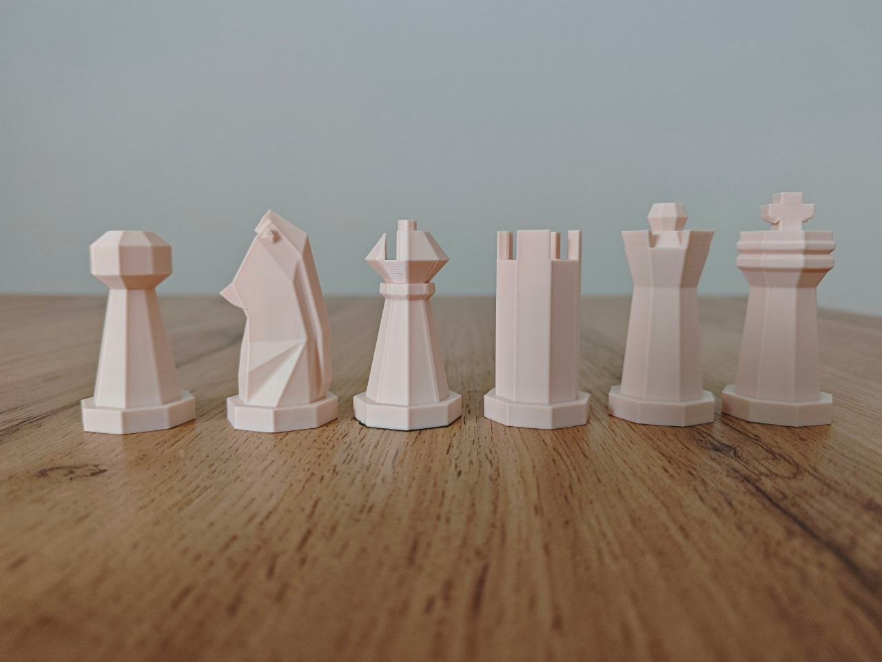 Modern Minimalist Chess Set