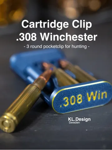 Clip o pieza de sujeción: .308 Winchester 3-round Cartridge Clip — vista de referencia 2