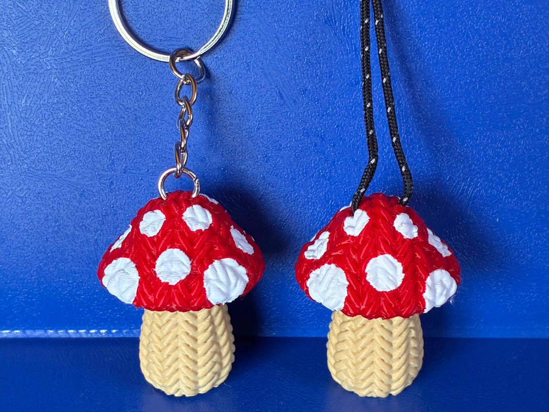 Knitted Mushroom - Multicolor
