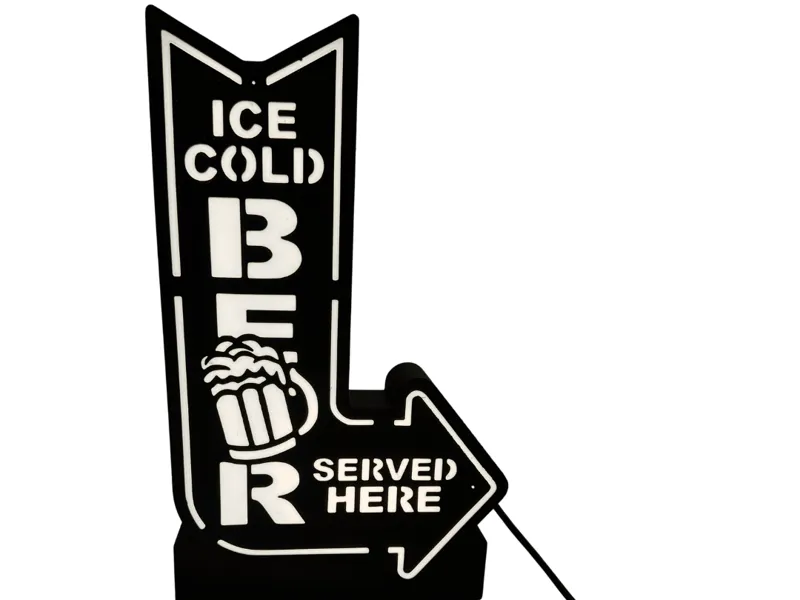 Ice cold beer served here Lightbox
