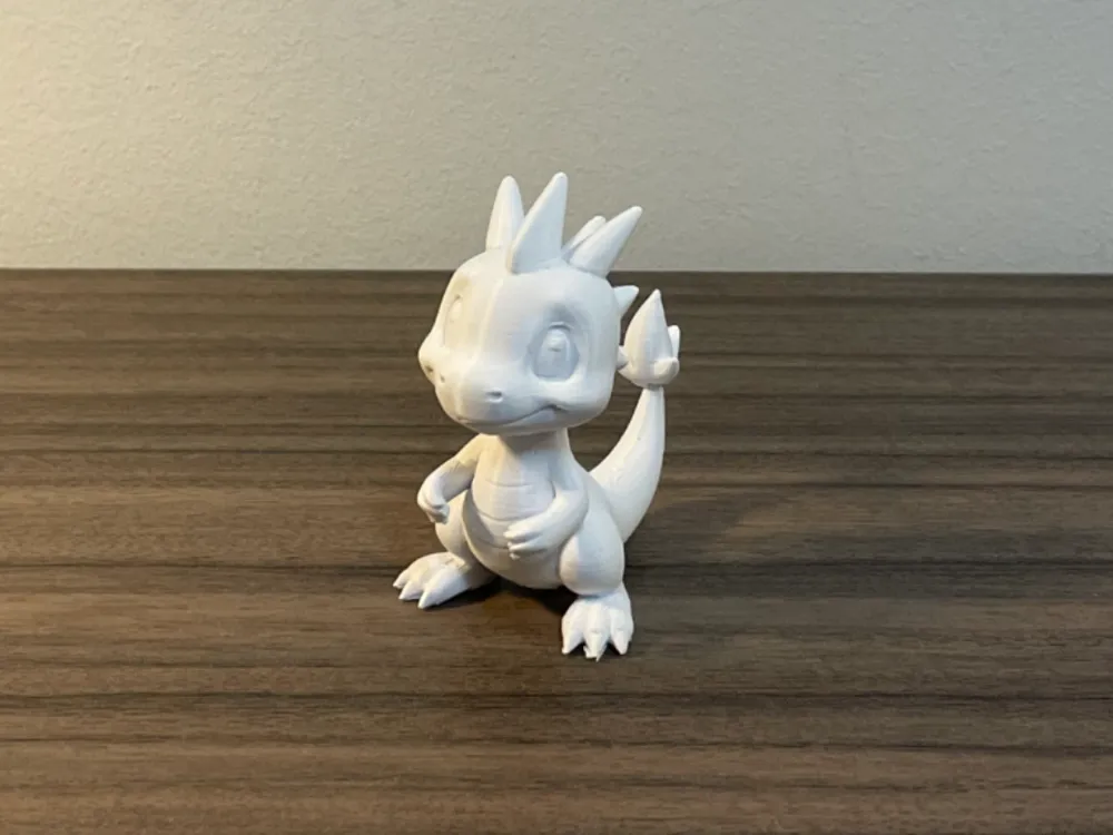 Cute Little Dragon Figure Toy - Free 3D Print Model - MakerWorld