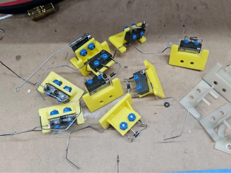 Data East micro switch bracket