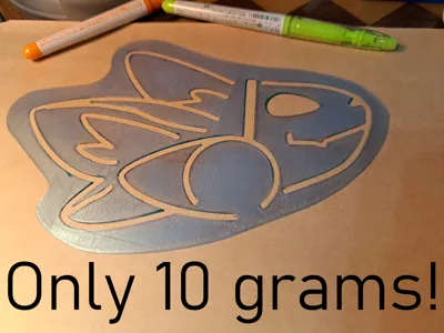 Protogen Stencil - Only 10 grams!