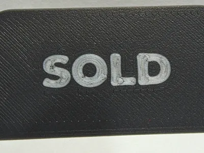 SOLD Sign | Multi-Language Retail Display Tag