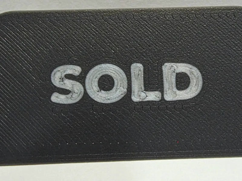 SOLD Sign | Multi-Language Retail Display Tag