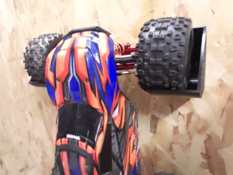 Wall Mount for RC TT 1/10 Traxxas Rustler 120mm
