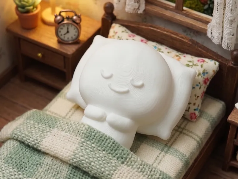 Adorably Sleeping Pentol Character