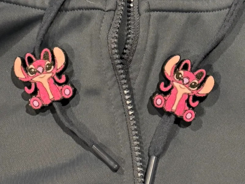 Angel-Drawstring - Beads - Hoodie 2 Sided