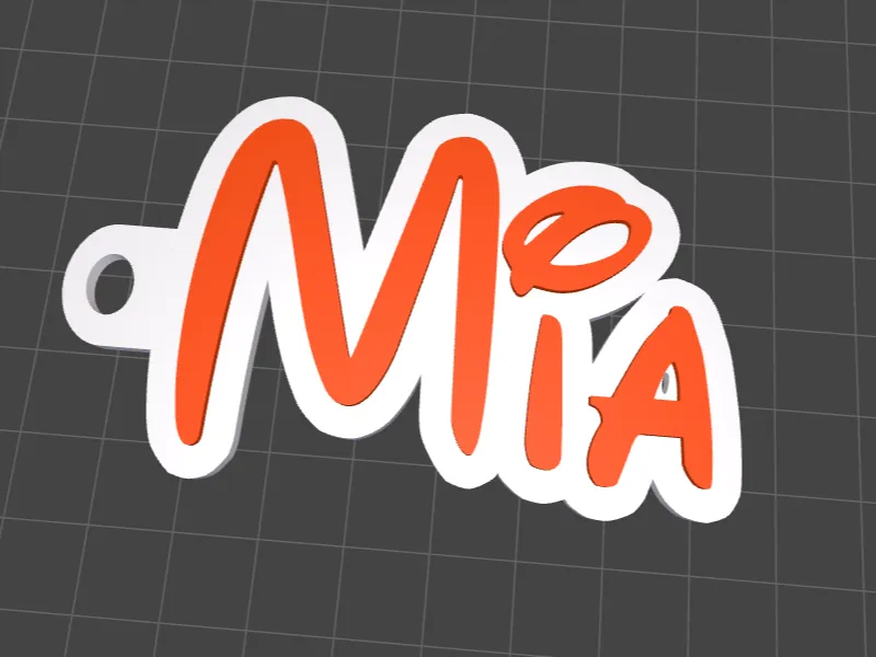 Llavero Mia 5cm