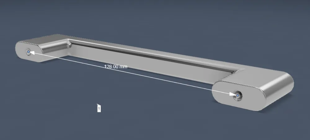 Handle Kitchen Minimal Design - Free 3D Print Model - MakerWorld
