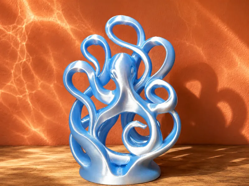 Abstract Octopus Sculpture - Ocean Decor