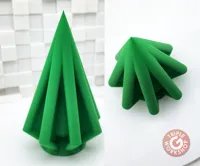 Sapin de Noël en vase mode 'Pointe de flèche' — photo 1
