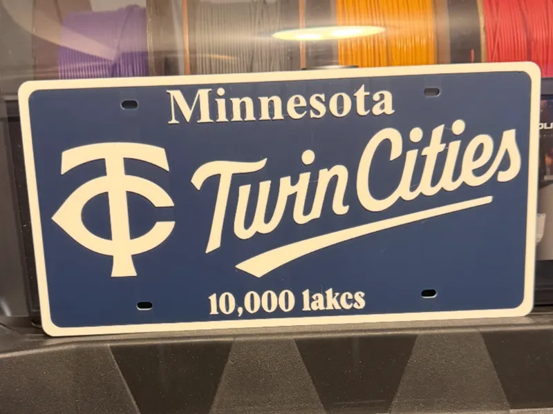 MN Twins - Twin Cities fan License plate 