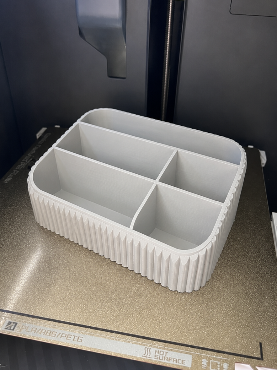 Bathroom Countertop Organizer – 6 Compartments - 1