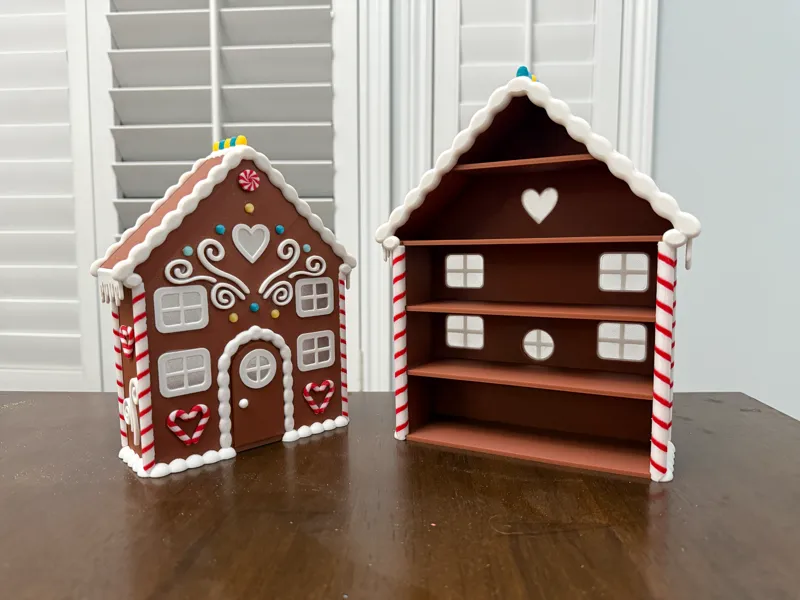 Gingerbread House Display Shelf