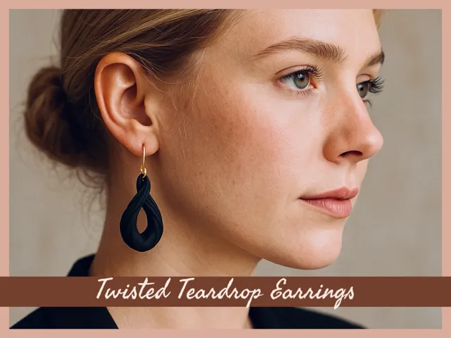Twisted Teardrop Earrings