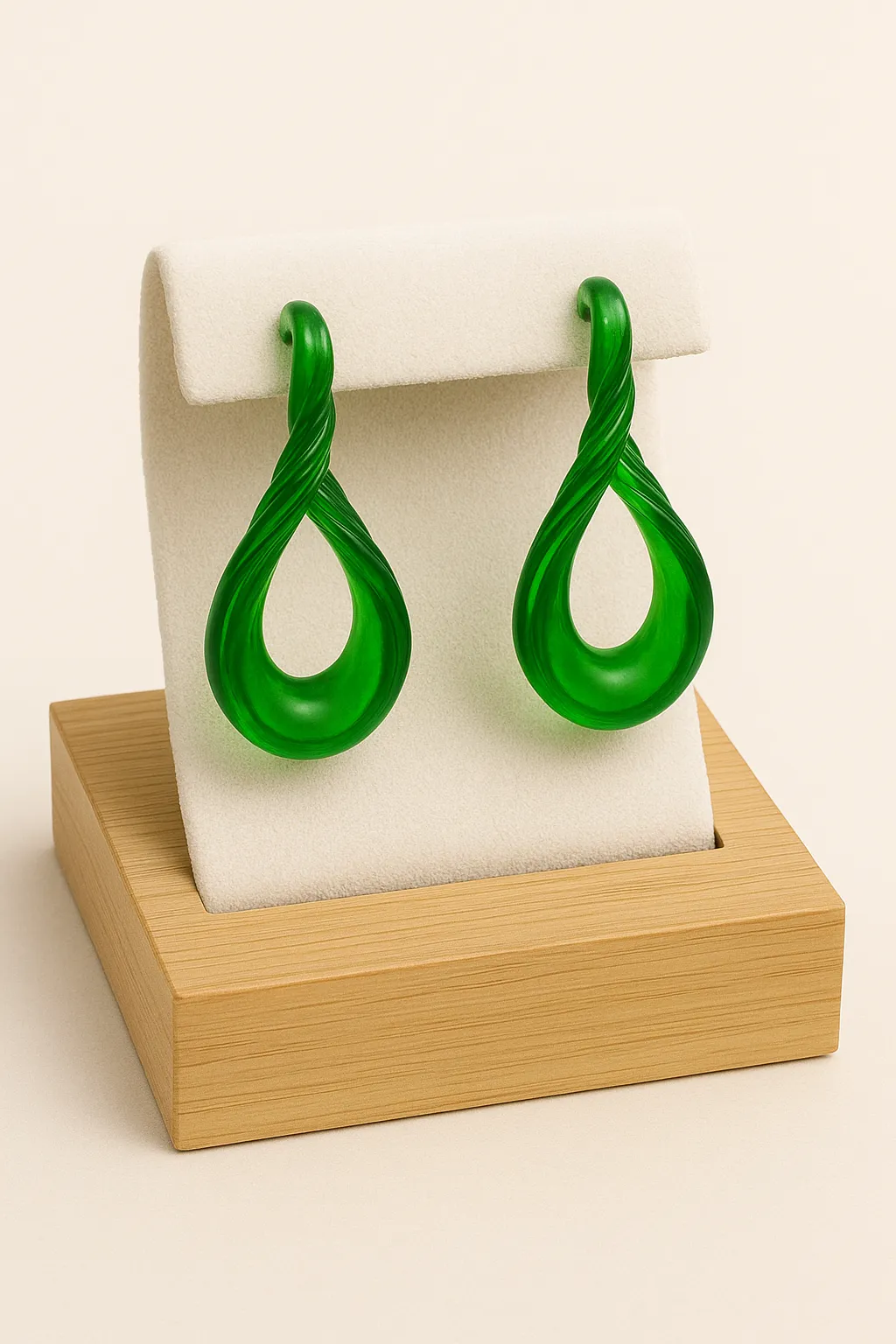 Twisted Teardrop Earrings view 4