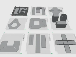 Walkways & Platforms for Sci/Fi Gang game