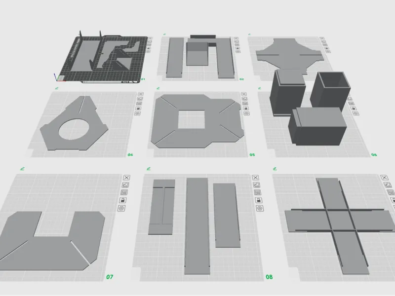Walkways & Platforms for Sci/Fi Gang game