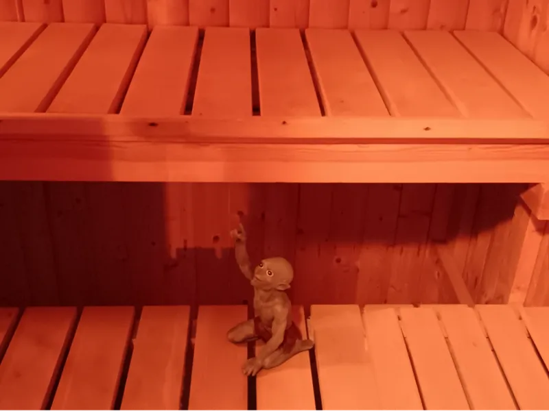 Saunaklonkku Saunagollum