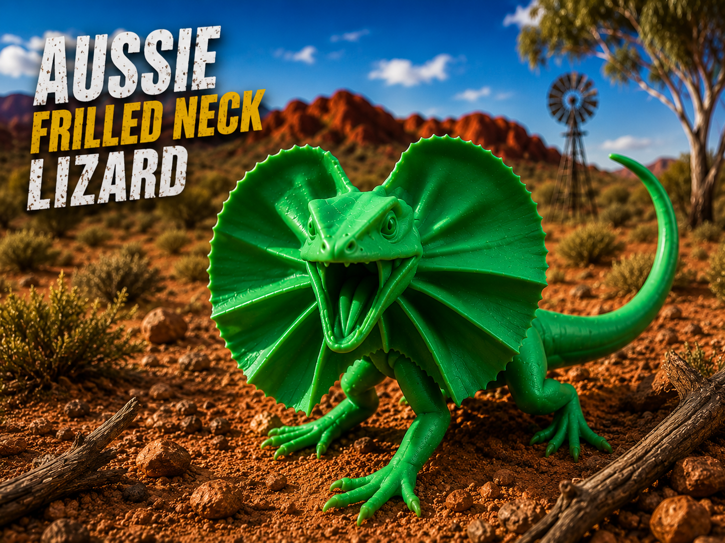 Aussie Wild Frill Lizard