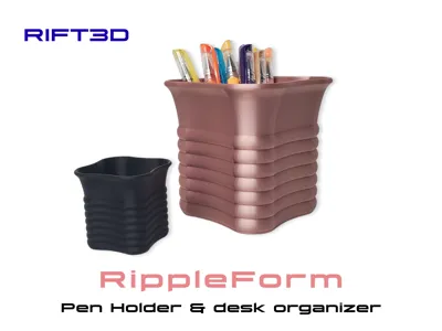 RippleForm Pen Holder & Desk Organizer