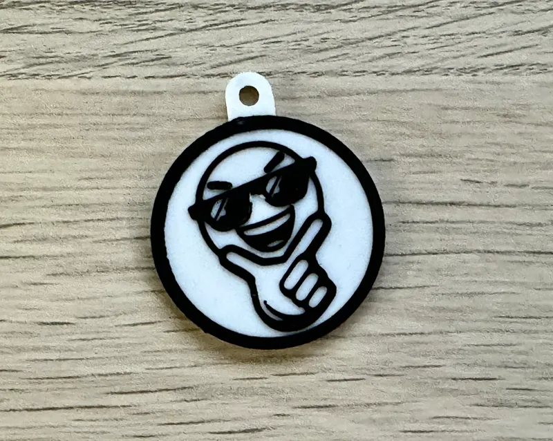 Emoji keychain