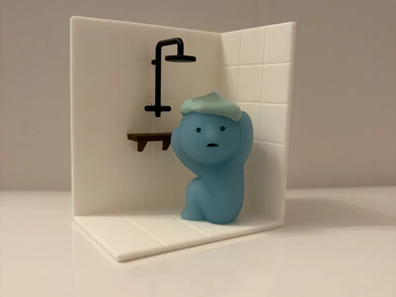 Smiski Shower Display