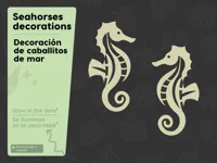 Hippocampes lumineux phosphorescents — photo 2