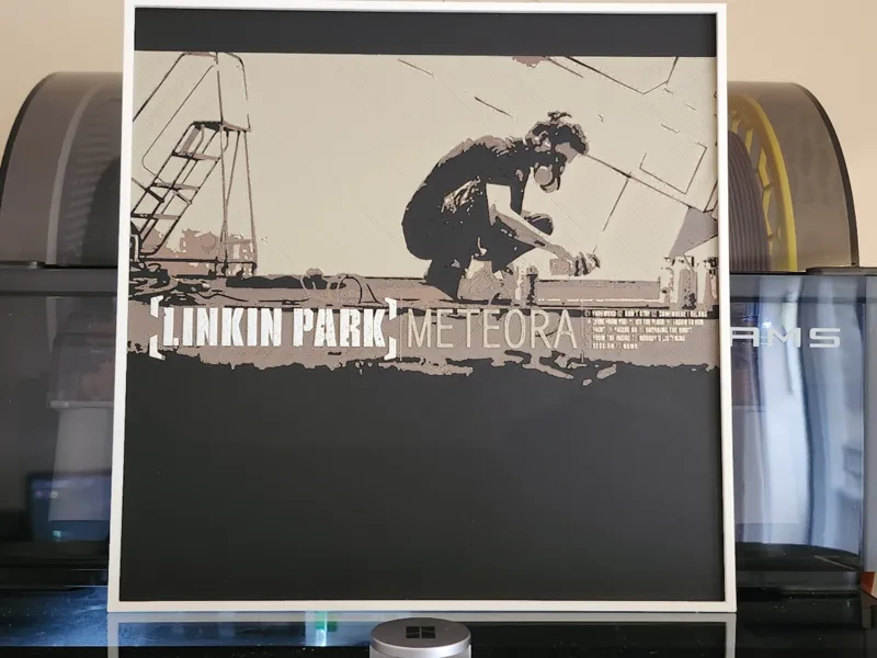 Linkin Park - Meteora Album - HueForge - 4 Colors
