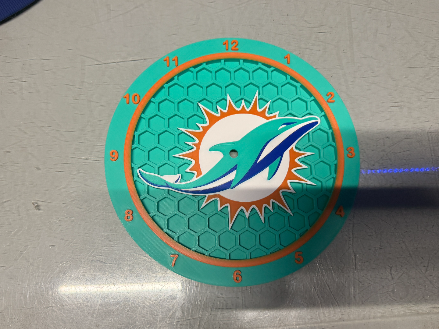Miami Dolphins HC Clock
