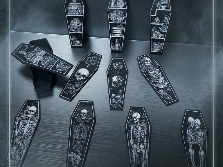 Coffin Case & Gothic Bookmarks