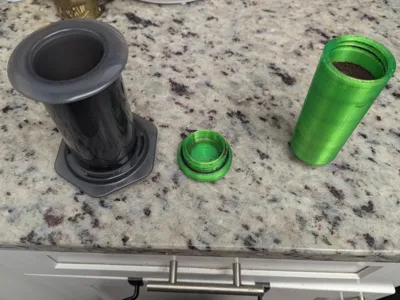 Aeropress Storage with Tamper and Seals