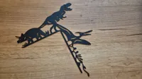 Décoration d'angle murale dinosaure et sanglier — photo 5
