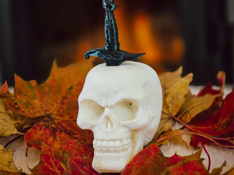 Spooky Skull decor