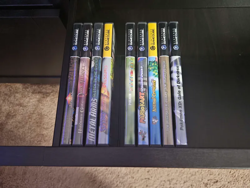 Low Profile GameCube Game Holder/ Drawer Organizer