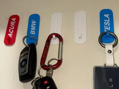CAR KEY HOLDER (ADHESIVE)