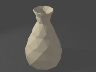 Flower Vase - Low Poly